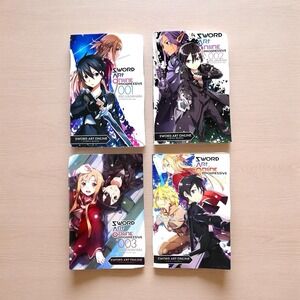 Sword Art Online Progressive Novel Volumes 1-4 English